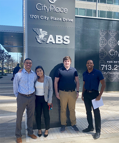UH seniors Ryan Miles, Daniella Quevedo, Sean Schuepbach, and Joshua Frenchwood UH seniors Ryan Miles, Daniella Quevedo, Sean Schuepbach, and Joshua Frenchwood